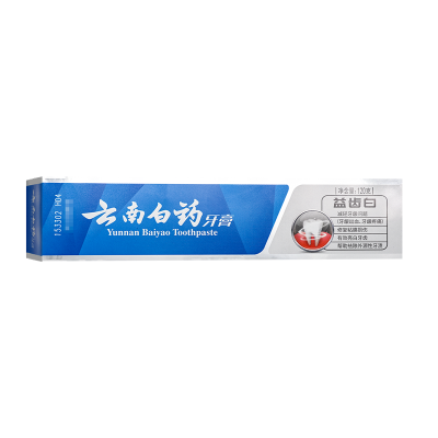 云南白药牙膏益齿白120g