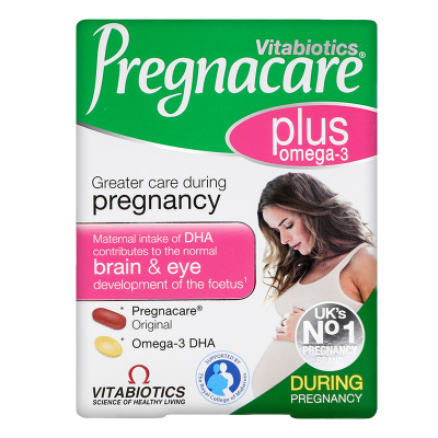 英国进口 薇塔贝尔Vitabiotics plus孕期复合维生素DHA片 升级版56粒