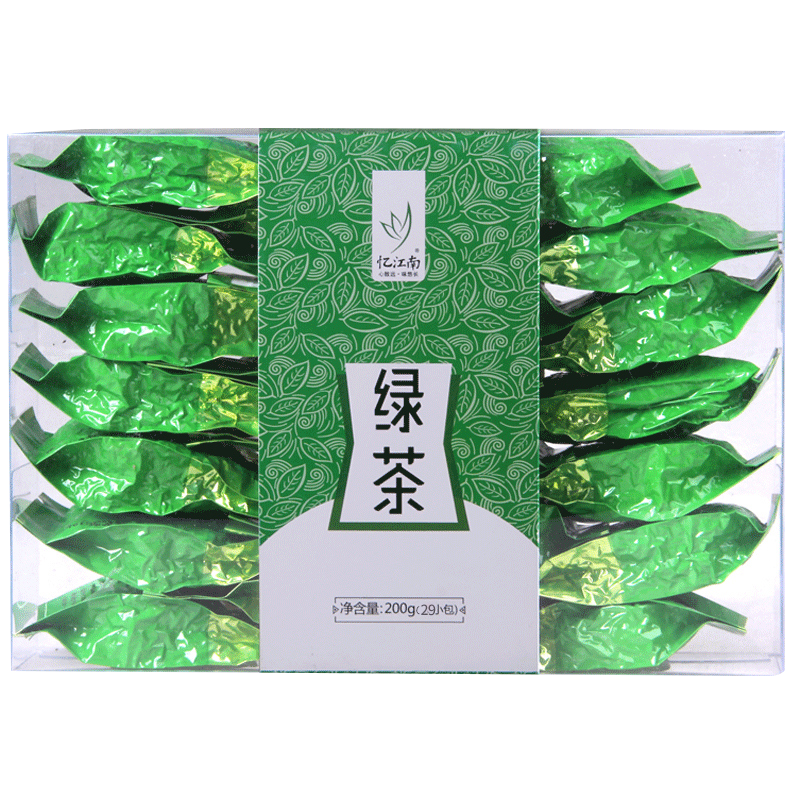 忆江南茶叶绿茶嫩绿清新鲜爽一级绿茶塑盒200g