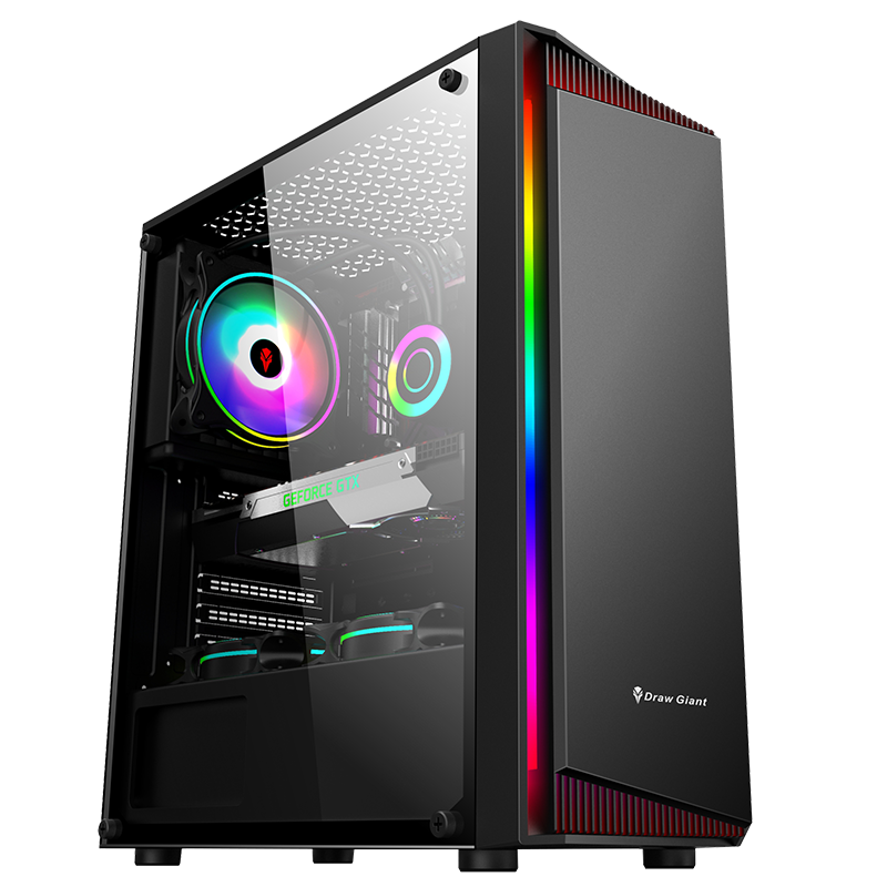 铭能 i9级十核E5-2670V2/AMD 4G独显/32G内存/512G固态 台式电脑 DIY组装机 台式机 电脑主机 组装电脑家用办公商务学生网课游戏电脑台式主机+32英寸曲面