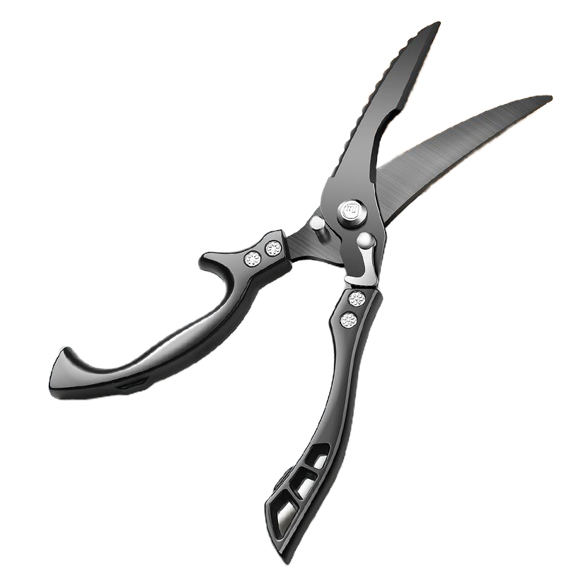 家用德系多功能不锈钢剪刀厨房鸡骨强力骨头烤肉鸡鸭专用食物剪子L7163