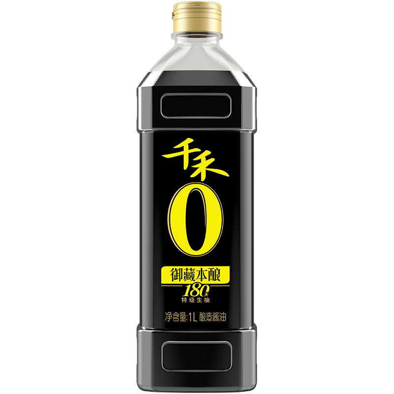千禾0添加御藏本酿180天生抽酱油 1L装