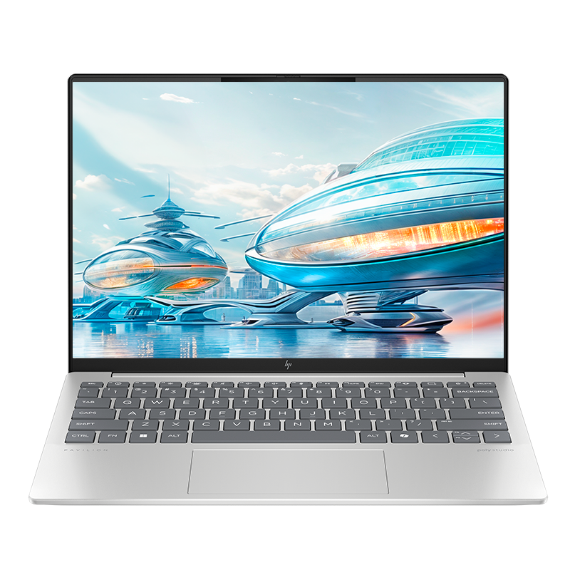 惠普HP 星BookPro13 笔记本电脑轻薄便携R5-8640U/16G/512GB/2.5K IPS/Wifi6E/Win11/银[13-bg0070AU](TPN-C179)