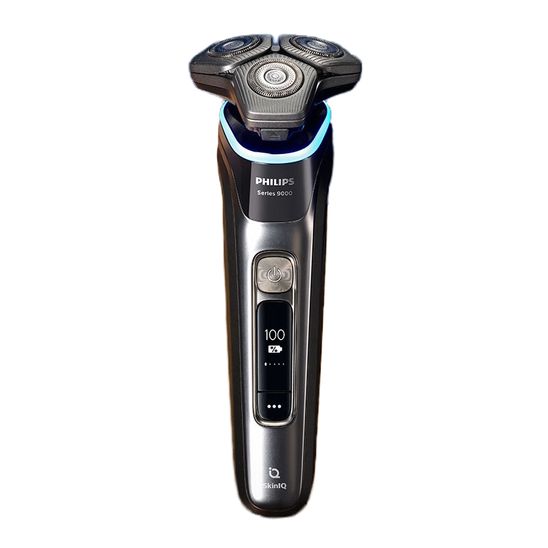 飞利浦(PHILIPS) 电动剃须刀 胡须刀电动刮胡刀肌能感应科技AI智能发光剃须 全身水洗S9936/55
