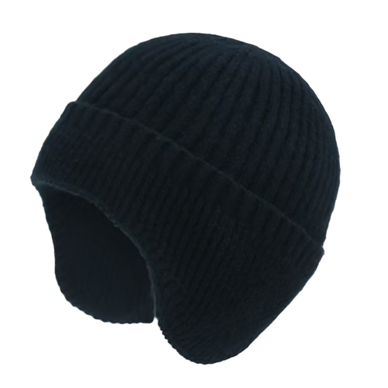 保暖加绒加厚护耳套头针织帽sa3/耀豪坤顶