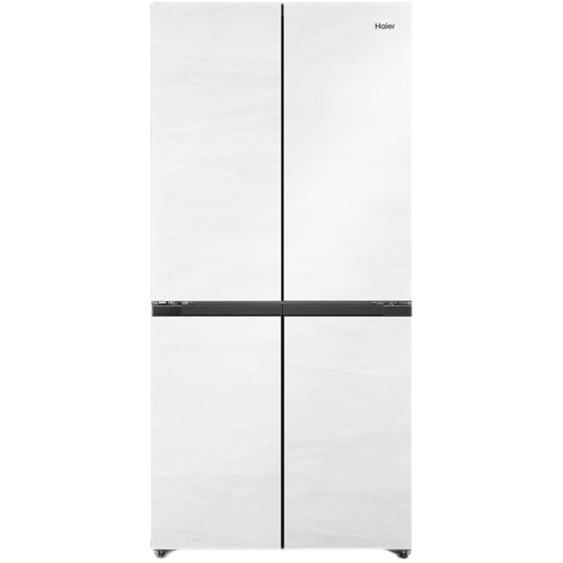 海尔(Haier)十字对开门冰箱462L容量一级变频 风冷无霜自由零嵌入 黑金净化 BCD-462WGHTD45GZU1