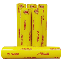 立志汇美 PVC蔬菜水果生鲜保鲜膜大卷打包膜厨房透明保鲜膜 30cm 6卷 箱