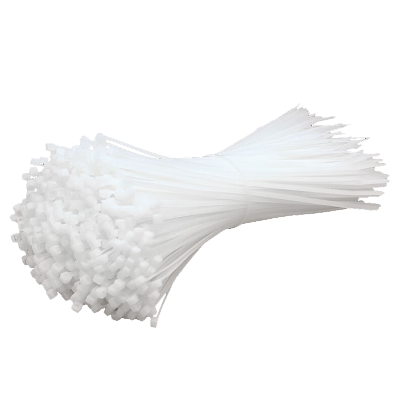 巴维斯 自锁式尼龙扎带 白色 5*600 250条/包 1包