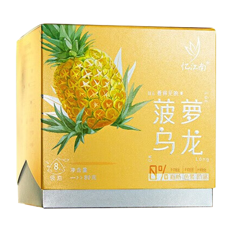 忆江南花草茶冷泡水果茶网红茶包凤梨乌龙茶菠萝乌龙80g