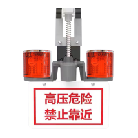 艾伯德 DT02 0.4W、1.2V、常亮600h、3500k、LED 双灯版太阳能标志灯 (计价单位:盏) 红色