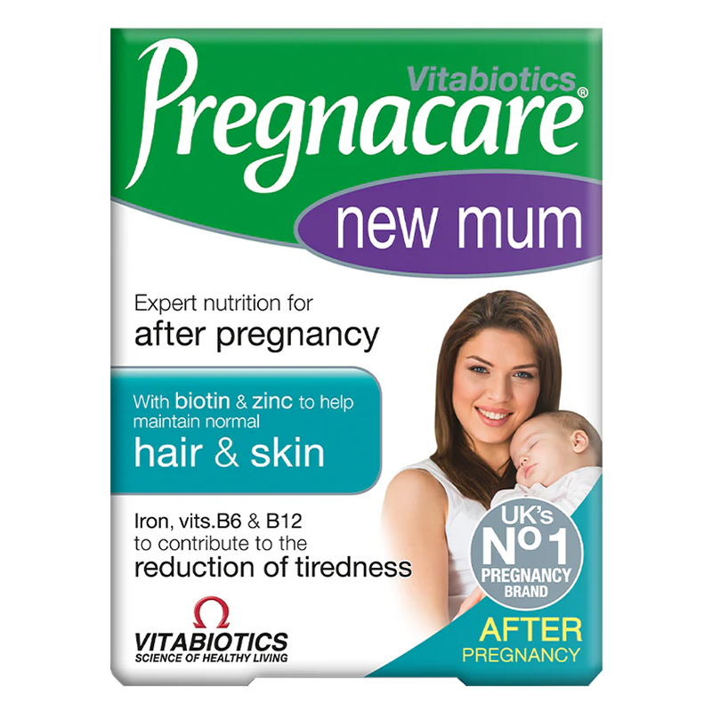 英国进口 薇塔贝尔Vitabiotics新妈妈产后维生素营养片 含胶原蛋白 毛燥发质56片