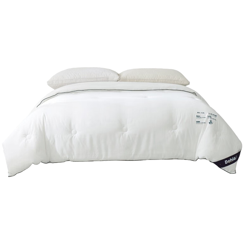 多喜爱四季被纯涤磨绒压花面料艾草抗菌七孔四季被203*229cm