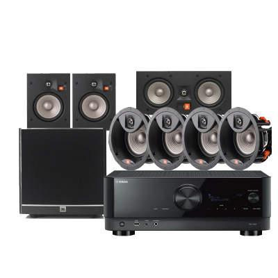 JBL STUDIO 2 6IC/8IC/6IW/8IW/55IW嵌入吸顶式环绕7.1全景声音箱响影院