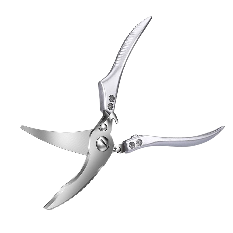 不锈钢家用加厚强力鸡骨剪特大号厨房专用烤肉强力多功能剪子正品L7163