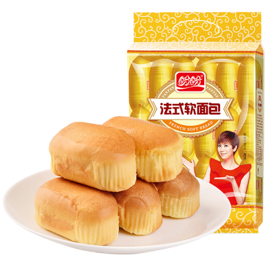 盼盼法式软面包300g早餐营养充饥夜宵代餐小零食小吃休闲办公室食品