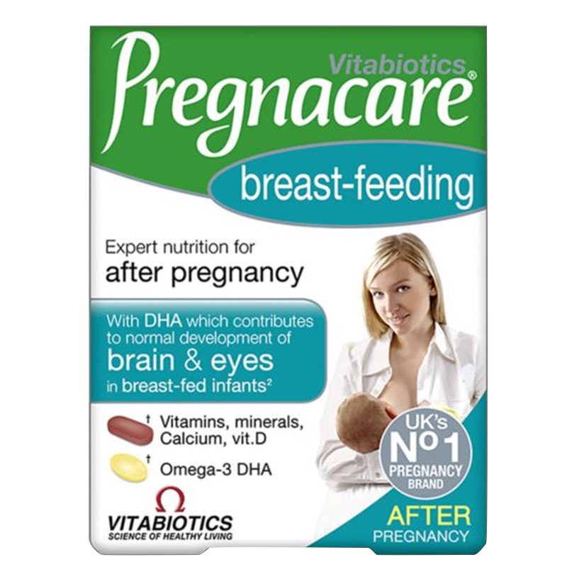 英国进口 薇塔贝尔Vitabiotics Pregnacare产后哺乳期DHA营养片 84粒