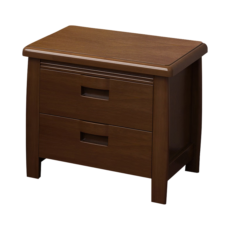 臻远 ZY4012010 胡桃木实木床头柜