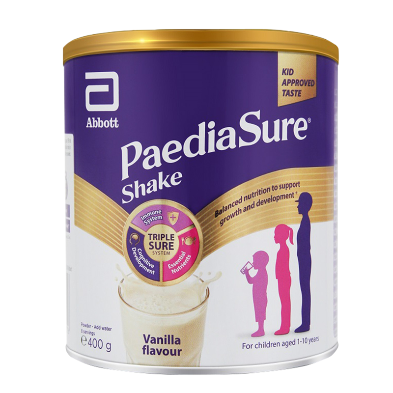 [有效期26年3月]原装进口英国雅培小安素儿童成长奶粉1-10岁调节宝宝厌食挑食偏食营养成长素香草味400g