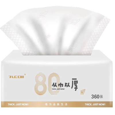 7LCOII抽纸超韧3层120抽可湿水抽纸1提(20包装)