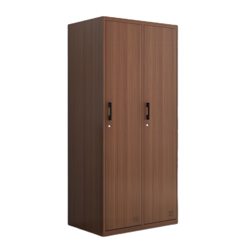 日森 木纹二门更衣铁柜800*550*2000mmRS-146组