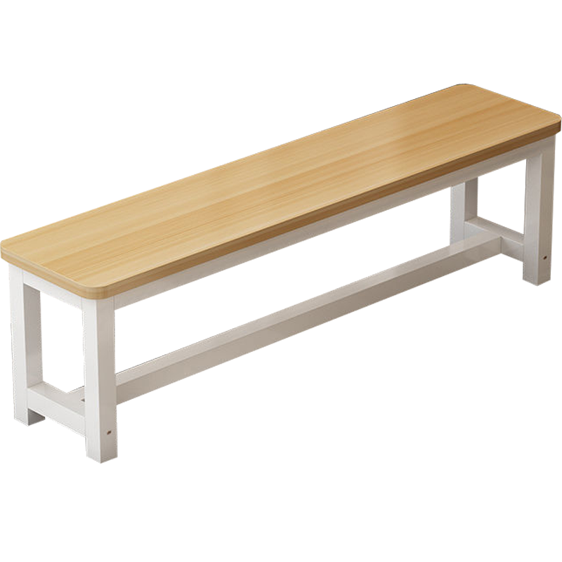 戴劲 钢木长条凳商场木凳浴室凳换鞋凳更衣室板凳坐凳 单层1.0米长