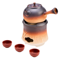 尚烤佳煮茶炉碳烤围炉加密烤网耐用不掉落可拆卸分离网煮茶炉LS-660