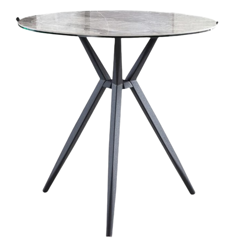 中盈惠彩 桌椅组合岩板小圆桌 HCCZ009 9*9*7.5cm /张