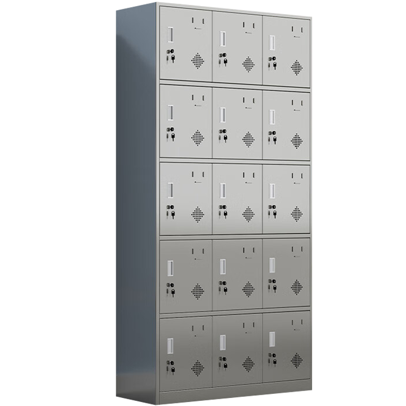 晋舰 201不锈钢更衣柜员工宿舍储物柜多门鞋柜换衣柜碗柜 十五门