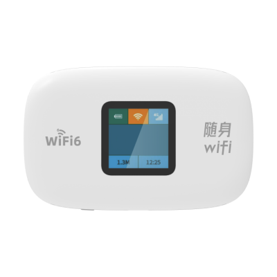 电池款彩屏WiFi6随身WIFI移动随身宽带无线路由器移动随行WiFi车载家用旅游货车方便随行