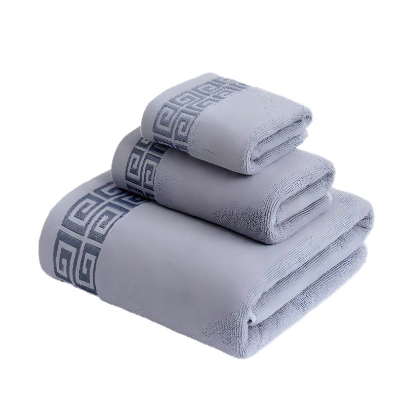 缎暮 纯棉毛巾浴巾礼盒套装 多色可选 34*74cm*2+70*140cm*1 礼盒三件套 套