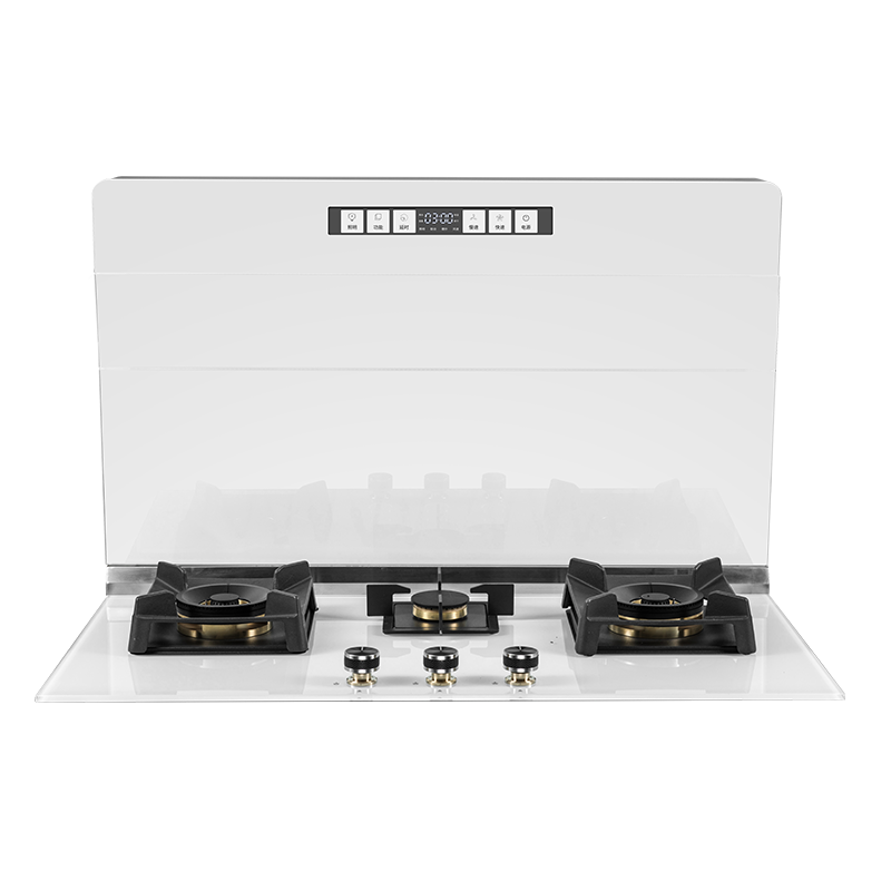 分体式集成灶 一体式 白色集成灶 嵌入式自动翻盖 智能语音大吸力抽油烟机燃气灶具家用自动清洗侧吸式环保灶Z6