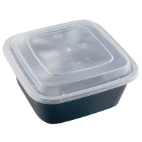 美威能 一次性正方形饭盒300只 1000ml/箱