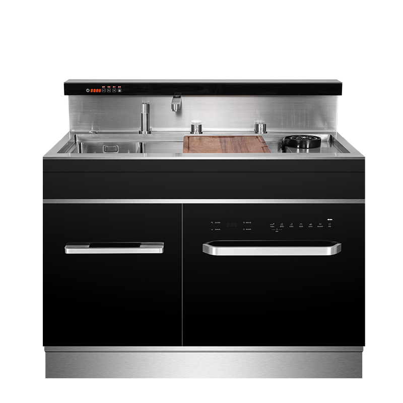 欧诚X1050-2集成水槽洗碗机一体机 14套洗碗机 大容量超声波果蔬清洗厨房嵌入式双槽家用保洁柜独立洗杯器