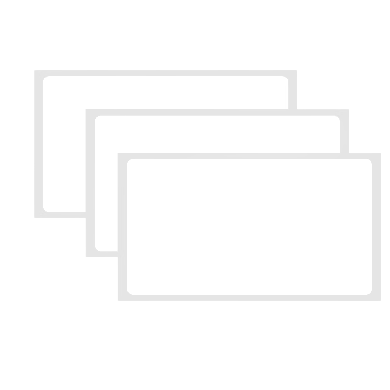 炳铖 BCXC-2A 50*90mm 宣传展示 打印标签 150张/盒(计价单位:盒)白色