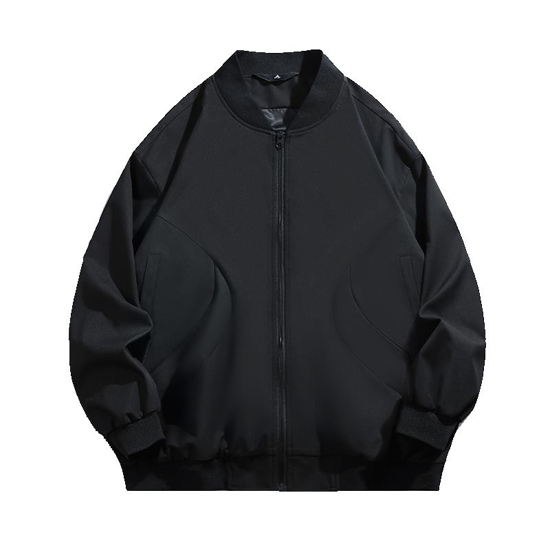爺特(YETE)2025春季新款棒球领夹克外套工装飞行大码夹克上衣外套