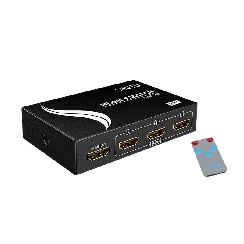 舒图 HDMI切换器3口/台
