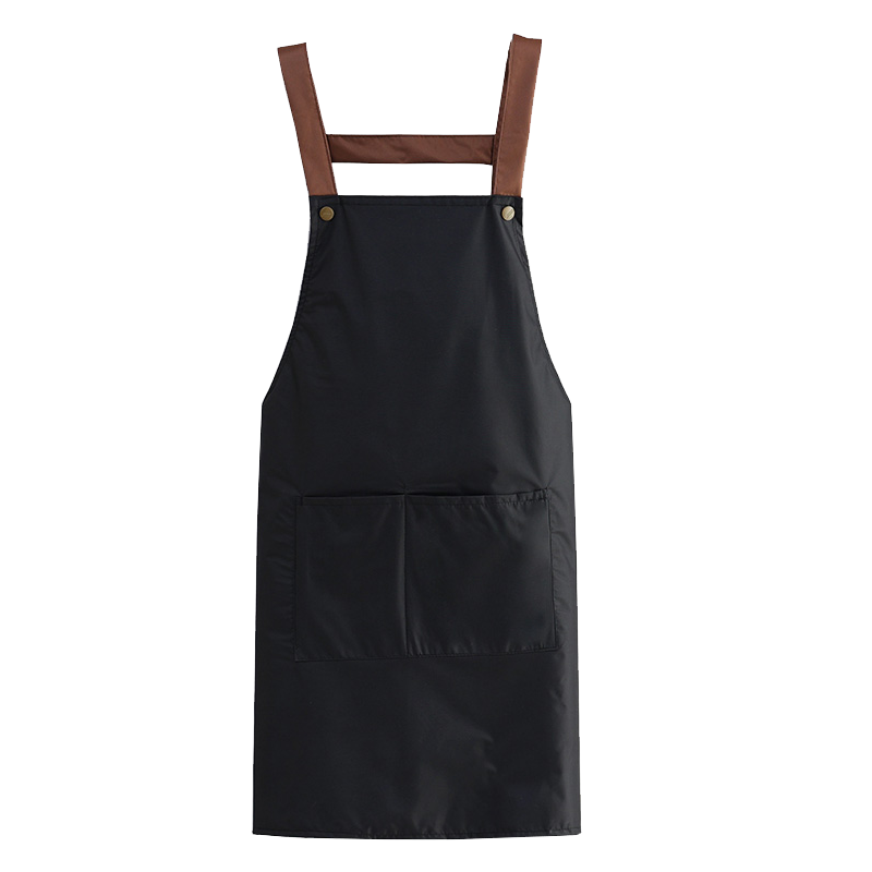 哈铁亿农 pvc防水防油围裙 长款黑色/条