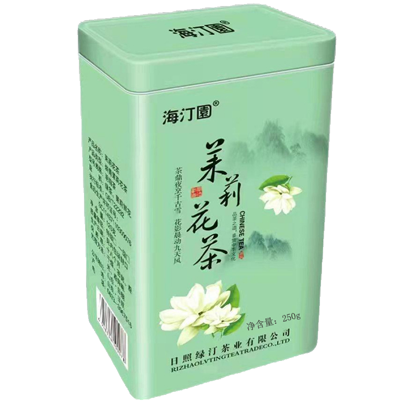 海汀园 茉莉花茶清香型 250g 罐