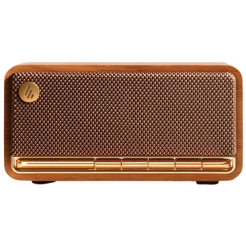 漫步者蓝牙音箱复古便携音箱桌面音响棕木纹M230(EDF100019)