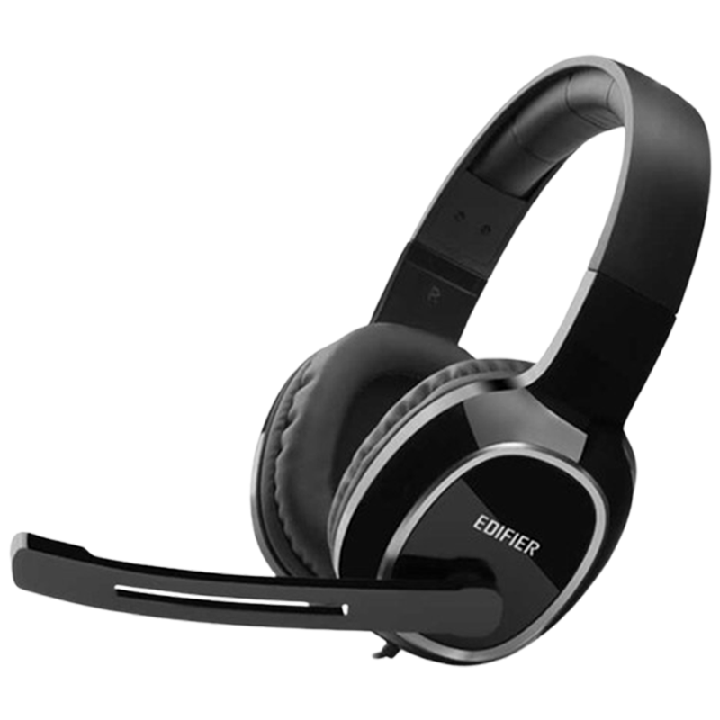 漫步者有线耳机头戴式耳机听力对话耳麦USB K800