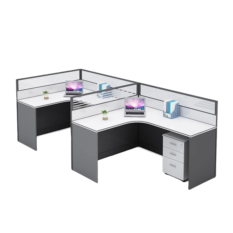 豫庄德工位办公桌F型柜组