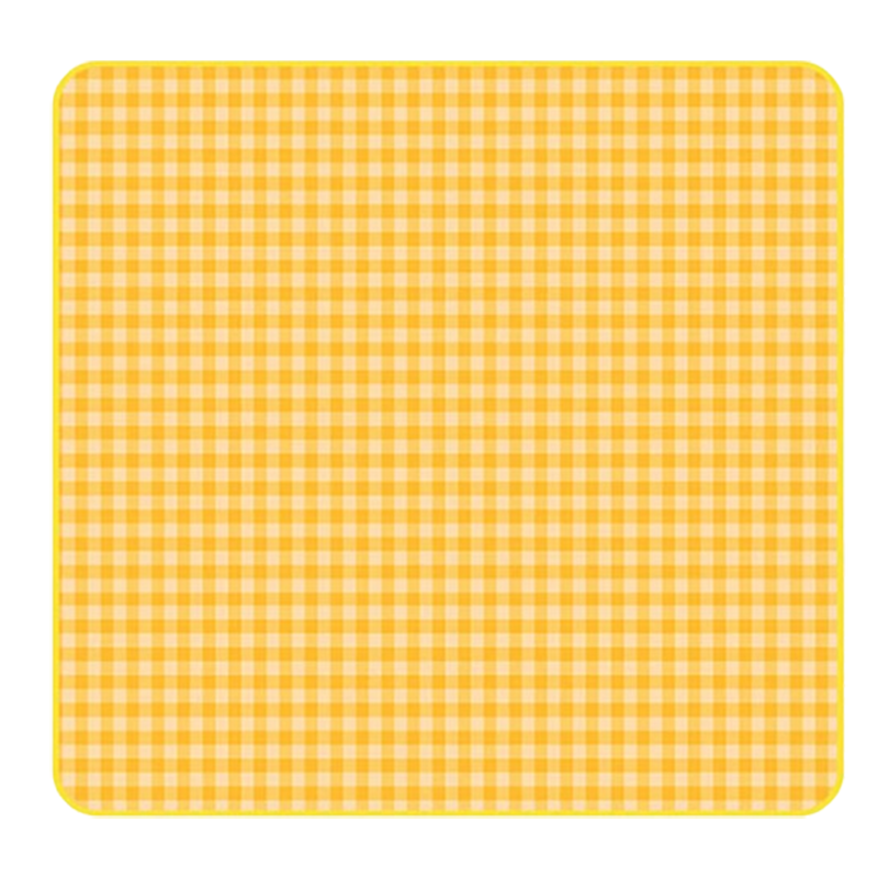 尚烤佳野餐垫铝膜防潮隔湿垫质感厚实黄白格沙滩垫子SKJ-641