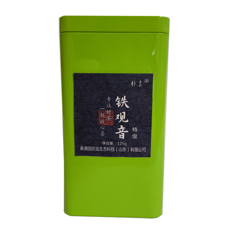 朴真特级铁观音125g罐