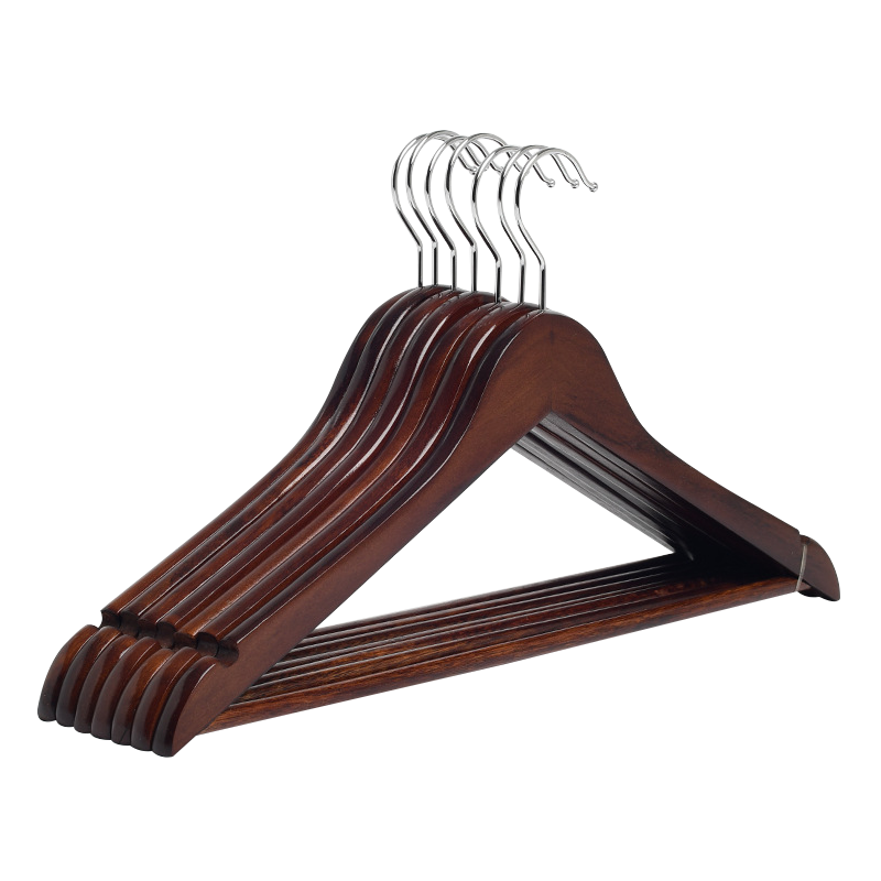 奇桄烁实木衣架复古色10个/组