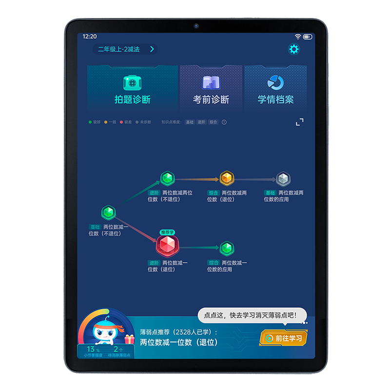 步步高家教机A7 8+256G 11.6英寸 智慧眼英语学习机护眼平板电脑学习机学生平板学习机点读机早教机
