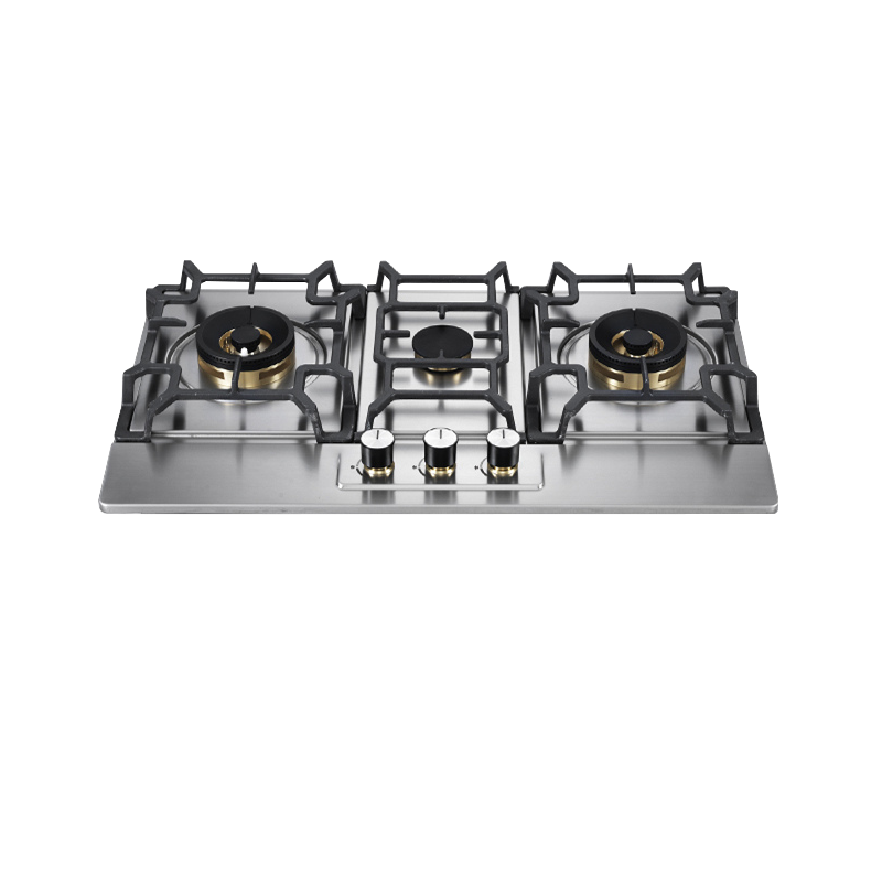 英丰三眼燃气灶嵌入式天然气液化煤气台式猛火三头灶具家用 C02 750不锈钢+三眼猛火灶+一级能效