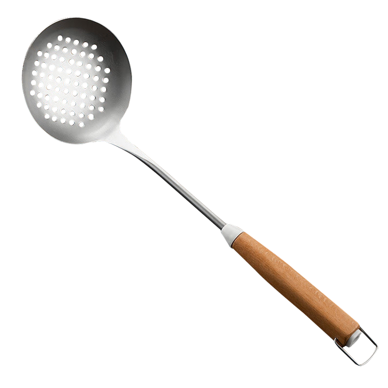 美厨漏勺钛净化不锈钢加厚长柄防腐耐用油炸勺捞面条MCCU8655