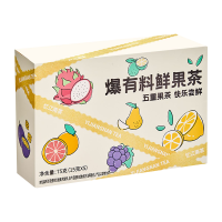 忆江南果茶甜润爽口果香四溢果茶西柚凤梨百香果爆有料混合装75g