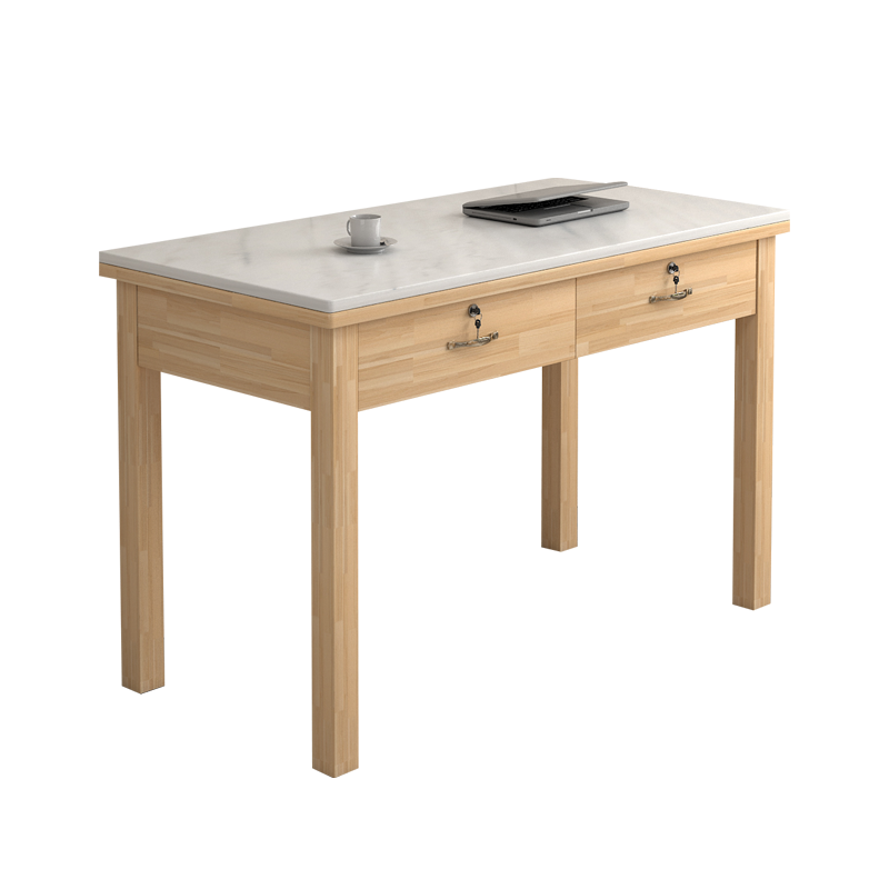 GS广圣 实木书桌1桌2椅 T0950 套