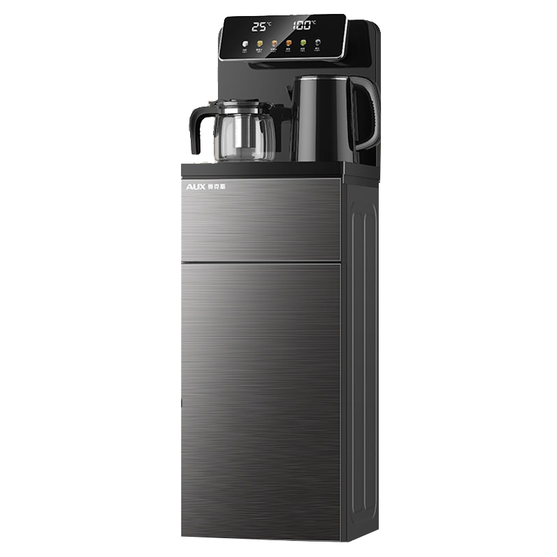 奥克斯(AUX)茶吧机家用下置水桶全自动智能客厅一体柜饮水机_大屏款_温热